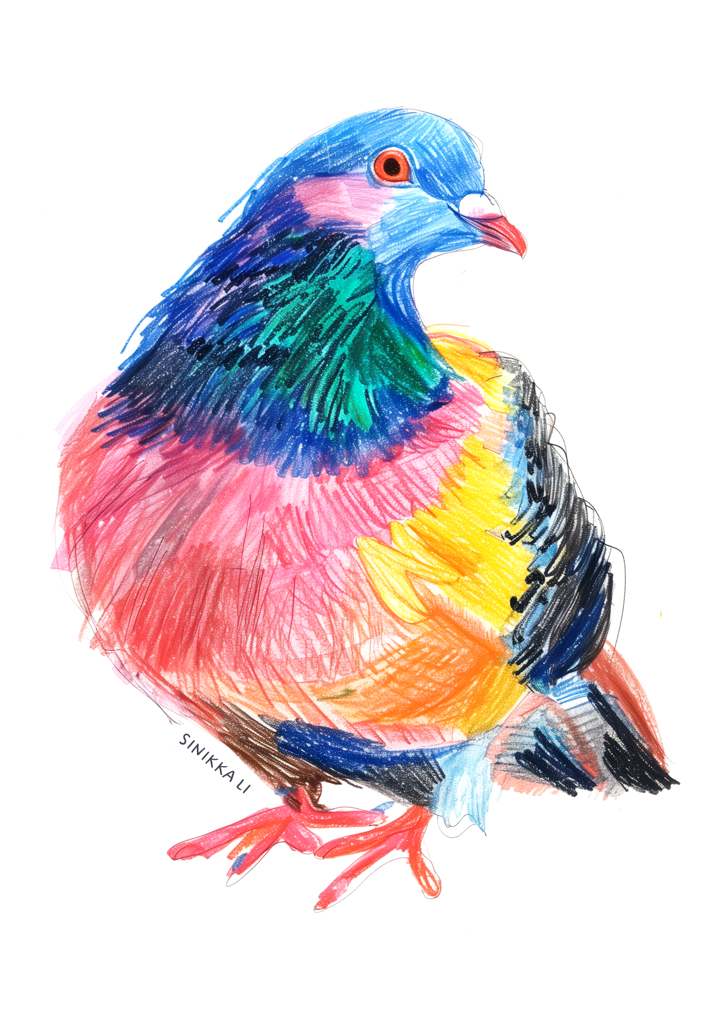 Pigeon Art Print 14