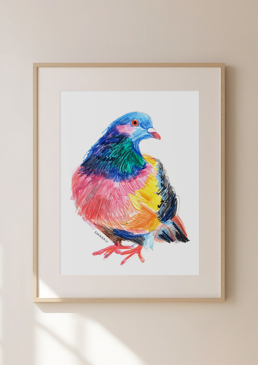 Pigeon Art Print 14