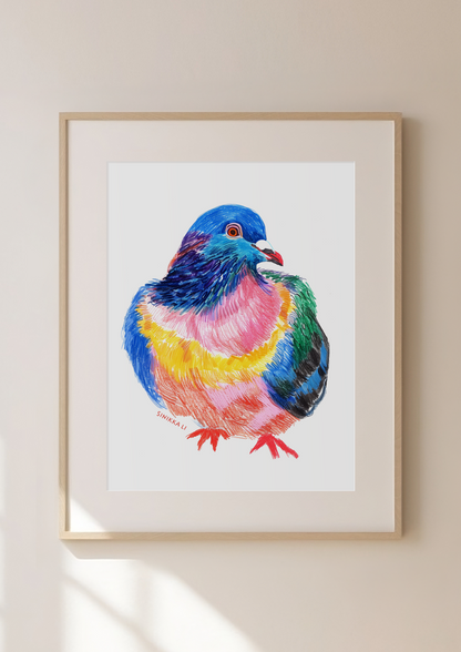 Pigeon Art Print 03