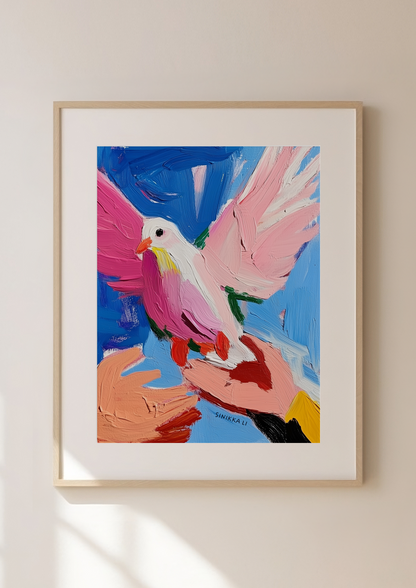 Pigeon Art Print 09