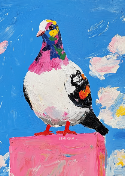 Pigeon Art Print 11