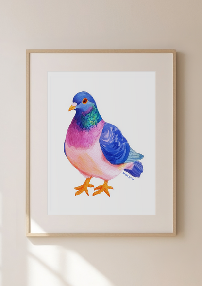 Pigeon Art Print 12