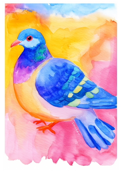 Pigeon Art Print 13