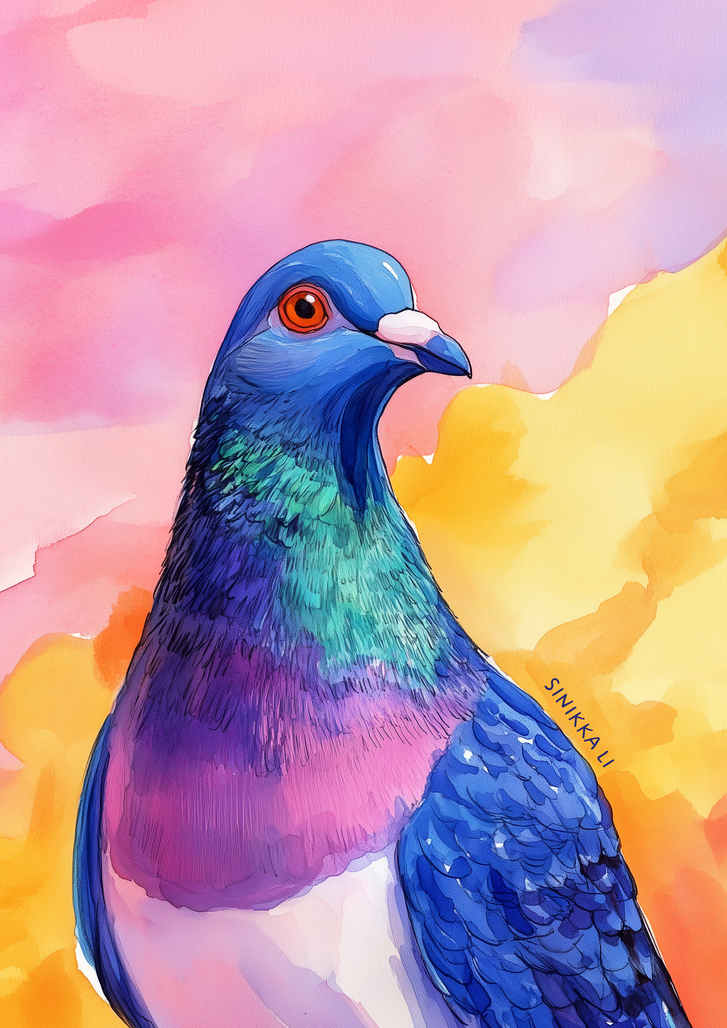 Pigeon Art Print 17