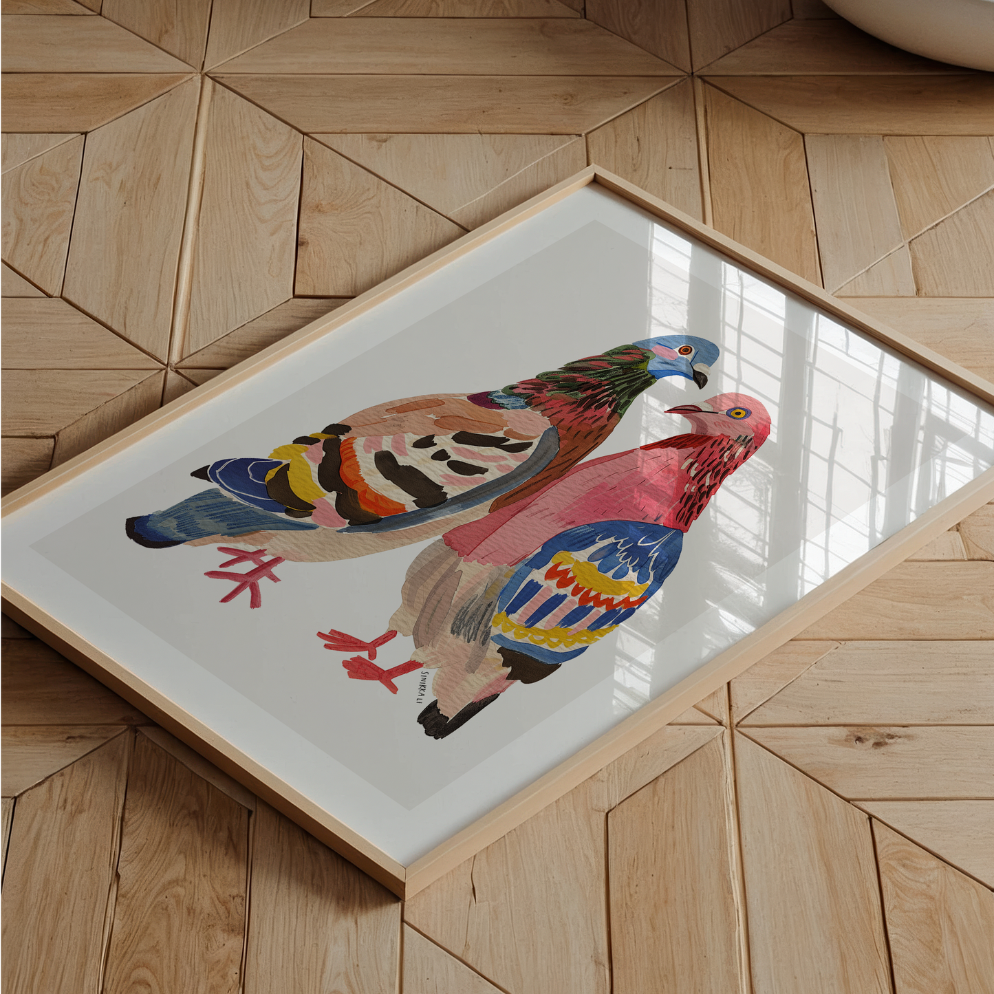 Pigeon Art Print 01