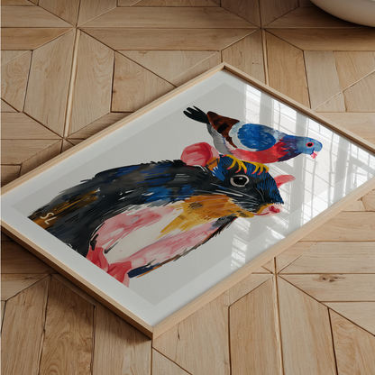 Pigeon Art Print 02