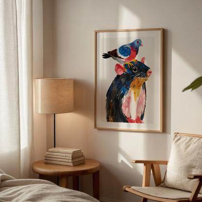 Pigeon Art Print 02