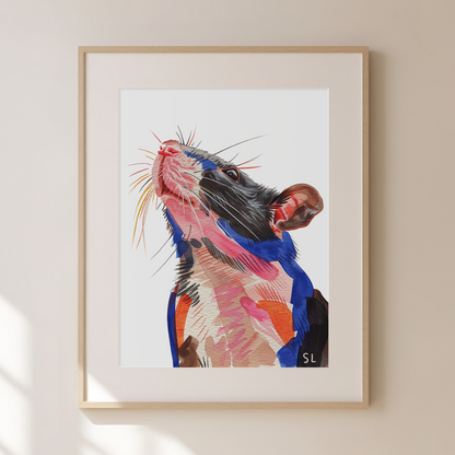 Rat Art Print 02
