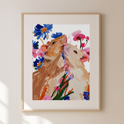 Rat Art Print 01