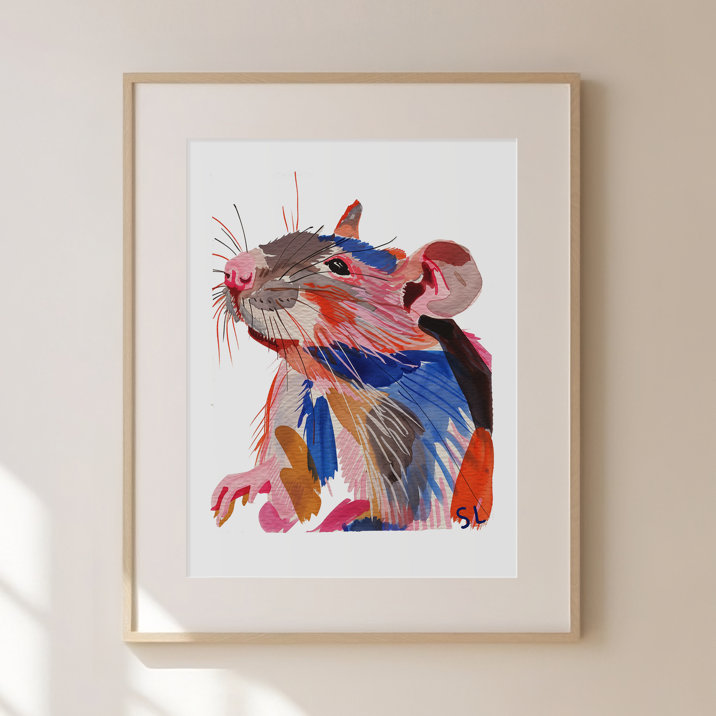 Rat Art Print 03