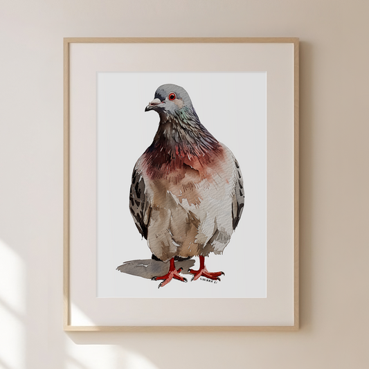 Pigeon Art Print 04