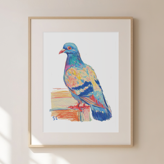 Pigeon Art Print 10