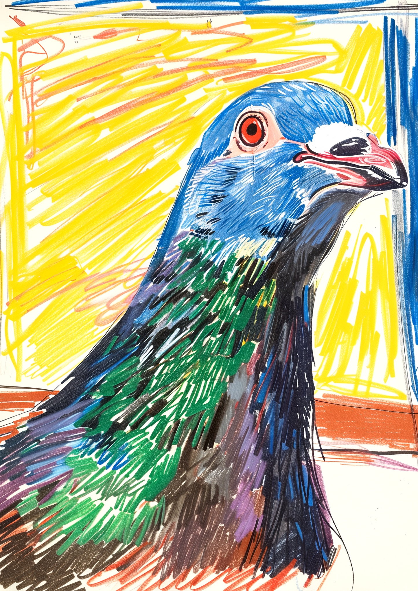 Pigeon Art Print 41