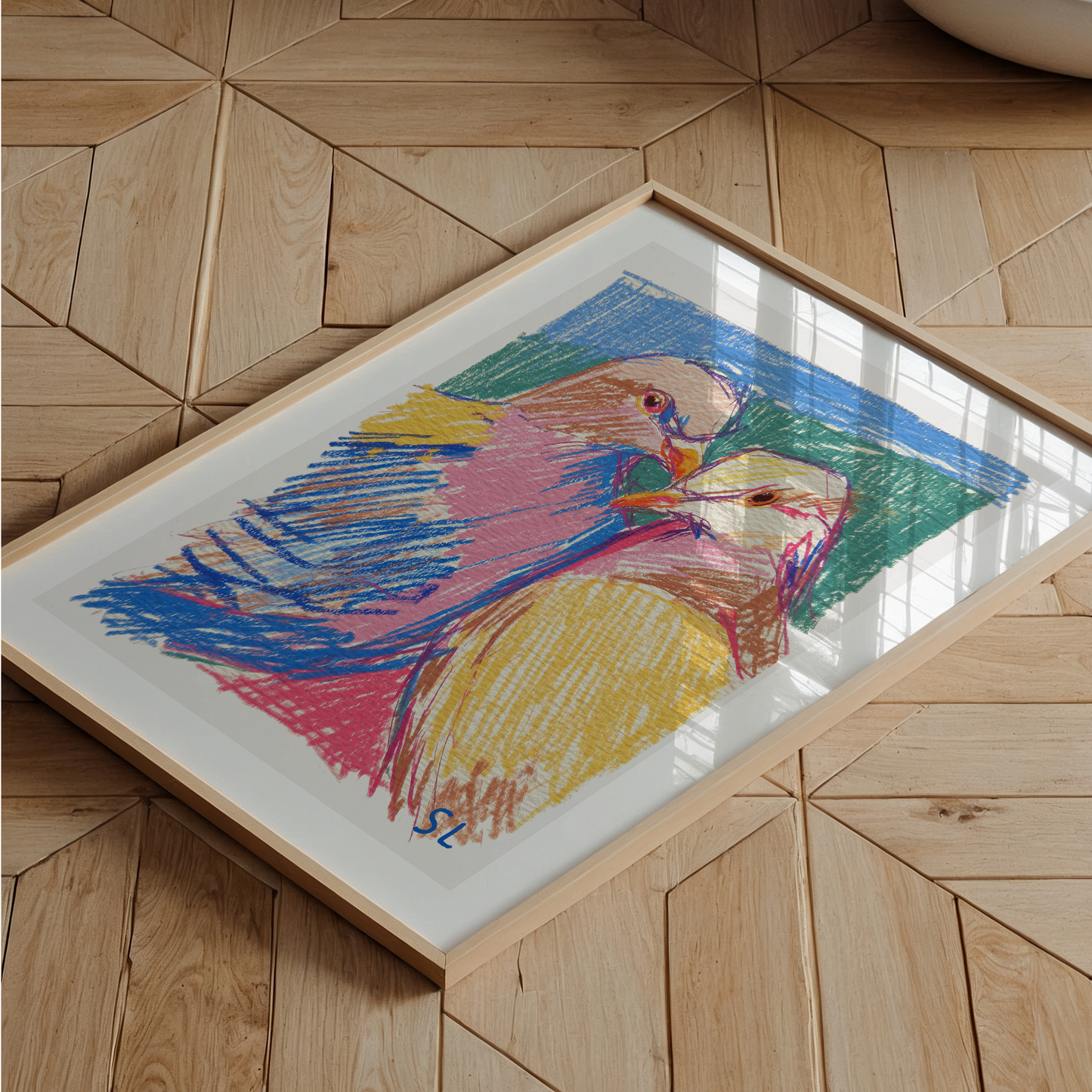 Pigeon Art Print 09