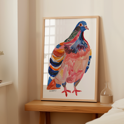 Pigeon Art Print 03