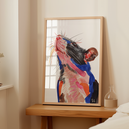 Rat Art Print 02