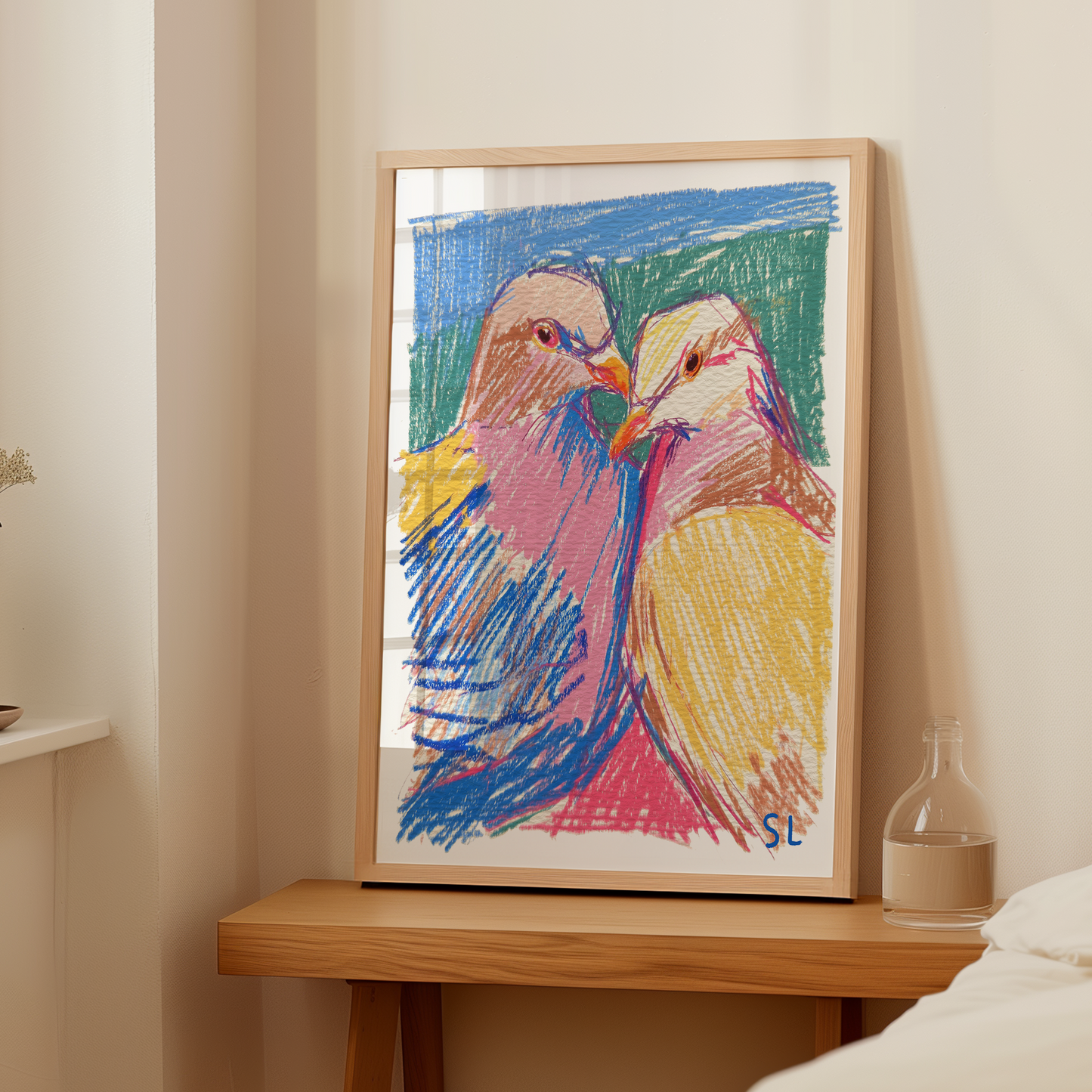 Pigeon Art Print 09