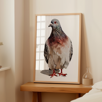 Pigeon Art Print 04