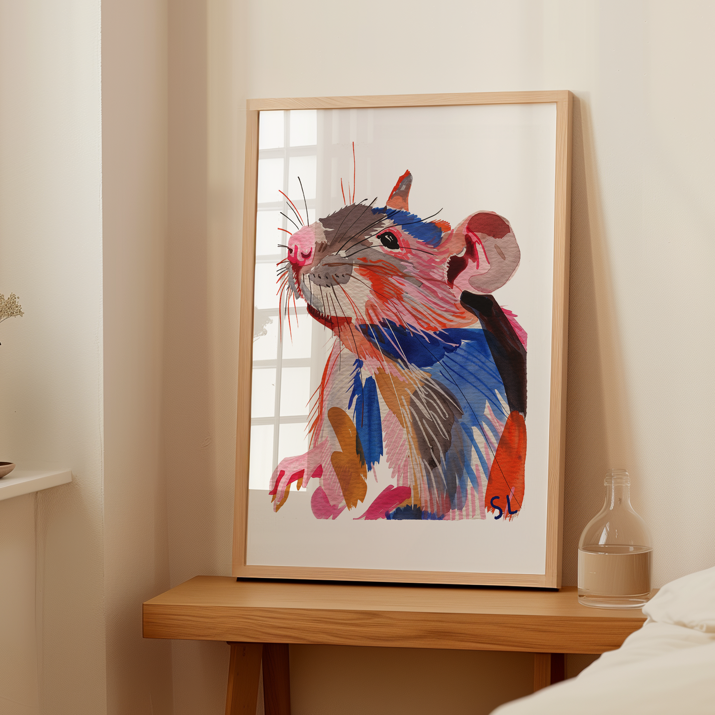 Rat Art Print 03