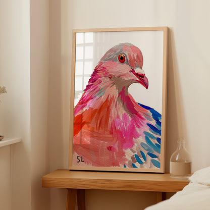 Pigeon Art Print 07