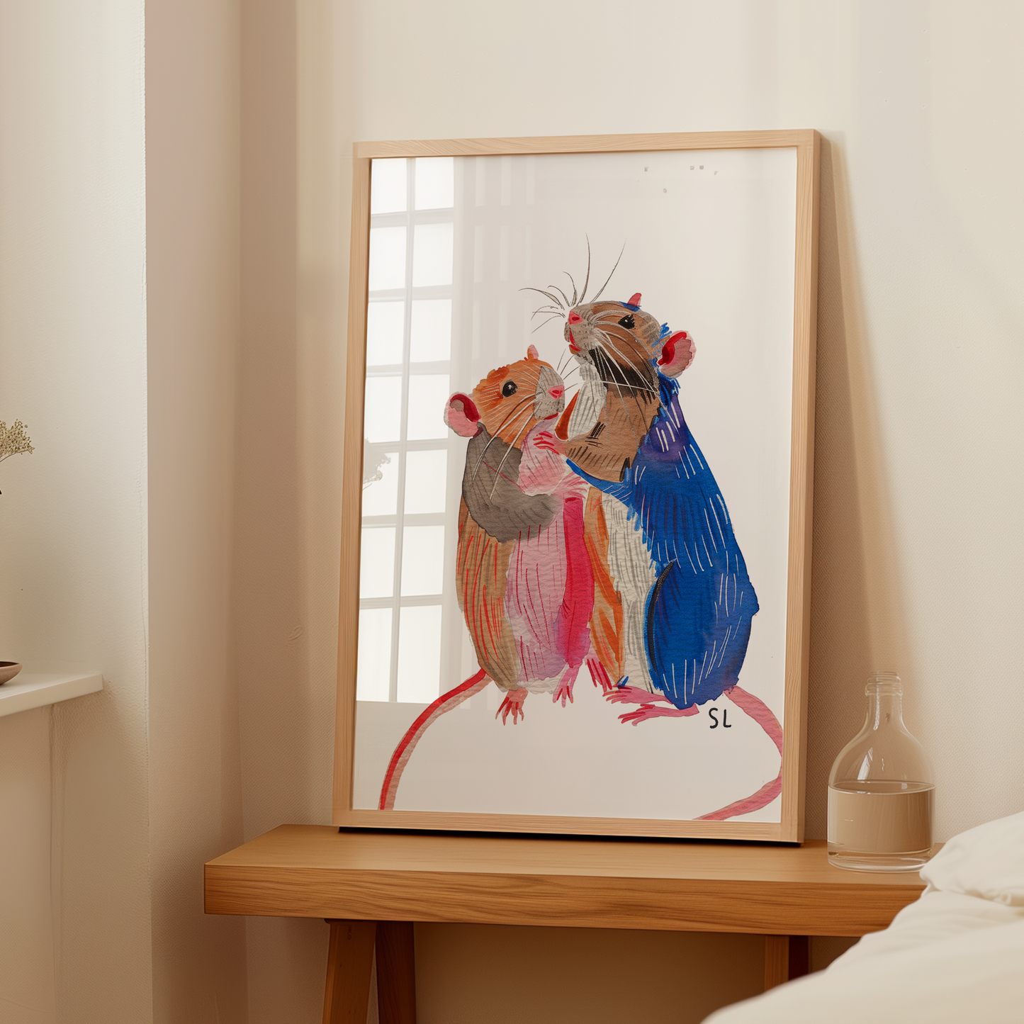 Rat Art Print 04
