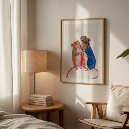 Rat Art Print 04