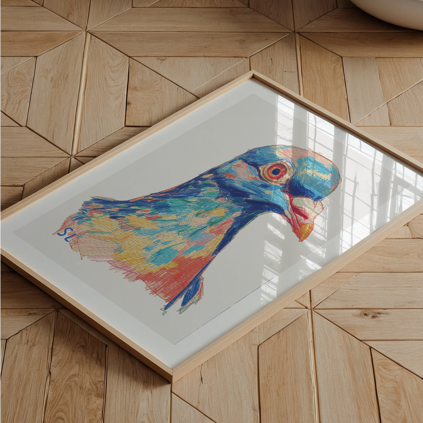 Pigeon Art Print 08